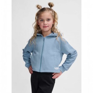Sweat a Capuche Hummel Zippi Zip Enfant Bleu | 140898-052