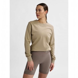 Sweats Hummel Active Femme Beige | 388020-107