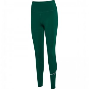 Sweats Hummel Court Mid Waist Pocket W Femme Vert | 752102-175