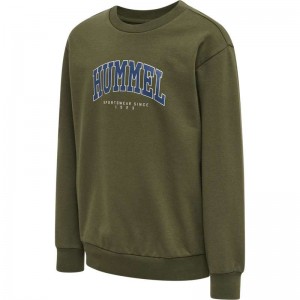 Sweats Hummel Fast Enfant Vert Olive | 345873-513
