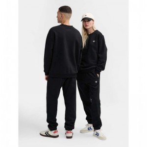 Sweats Hummel Loose Crewneck Bee Homme Noir | 853692-305