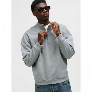 Sweats Hummel Loose Half Zip Bee Homme Grise | 895488-452