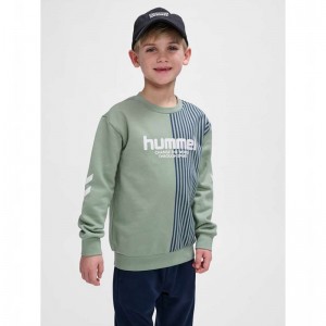 Sweats Hummel Mexi Sweatshirt Enfant Vert | 762280-496