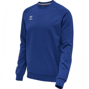 Sweats Hummel Move Grid Cotton Homme Bleu | 705759-988