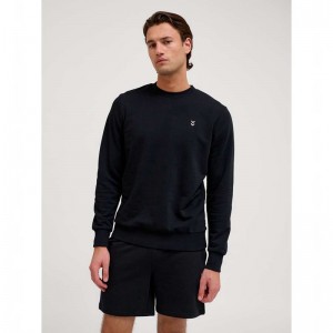 Sweats Hummel Pulse Sweat Crewneck Homme Noir | 784169-305