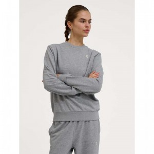 Sweats Hummel Pulse W Sweat Crewneck Femme Grise | 403114-506