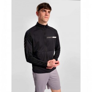 Sweats Hummel Te Strength Training Track Top Homme Noir | 547712-823