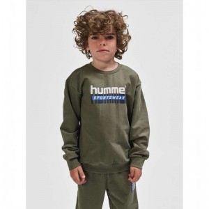 Sweats Hummel Tukas Enfant Vert Olive | 740756-156