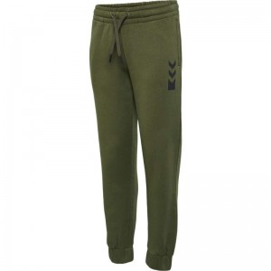 T Shirts Hummel Active Enfant Vert Olive | 216782-786
