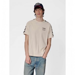T Shirts Hummel Archive S/S Peanuts Homme Beige | 510888-514