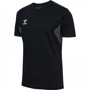 T Shirts Hummel Authentic Co S/S Homme Noir | 501997-746