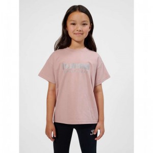 T Shirts Hummel Chilli S/S Enfant Rose | 535398-503