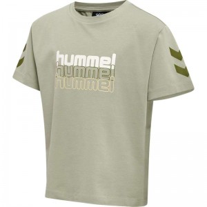 T Shirts Hummel Cloud Loose S/S Enfant Grise | 521161-218