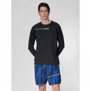 T Shirts Hummel Court Light Weight L/S Homme Noir | 227729-236