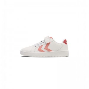 T Shirts Hummel Derby Court Jr Enfant Blanche | 248255-823