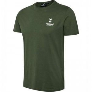 T Shirts Hummel Dylan Homme Vert | 327884-253