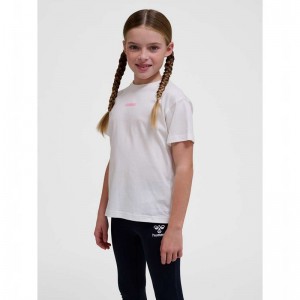 T Shirts Hummel Ella S/S Enfant Blanche | 838959-821