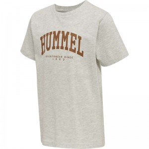 T Shirts Hummel Fast S/S Enfant Grise | 076752-296