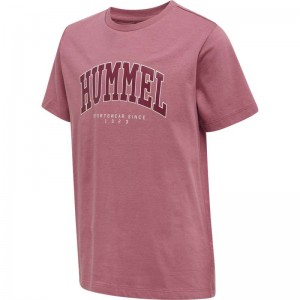 T Shirts Hummel Fast S/S Enfant Rose | 084484-836