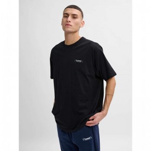 T Shirts Hummel Felix Loose Homme Noir | 505149-162