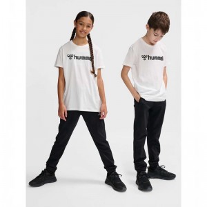 T Shirts Hummel Go 2.0 Logo S/S Enfant Blanche | 562548-236