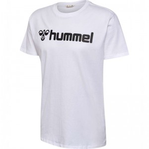 T Shirts Hummel Go 2.0 Logo S/S Homme Blanche | 725090-207