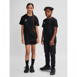 T Shirts Hummel Go 2.0 S/S Enfant Noir | 423394-316