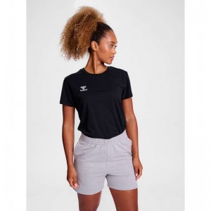 T Shirts Hummel Go 2.0 S/S Femme Noir | 850446-400