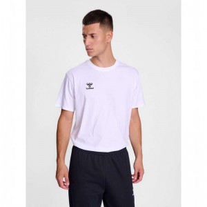 T Shirts Hummel Go 2.0 S/S Homme Blanche | 972746-436