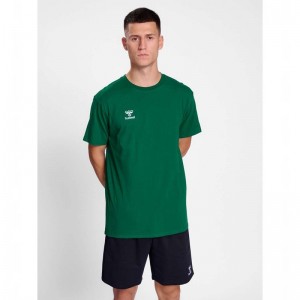 T Shirts Hummel Go 2.0 S/S Homme Vert | 602261-376