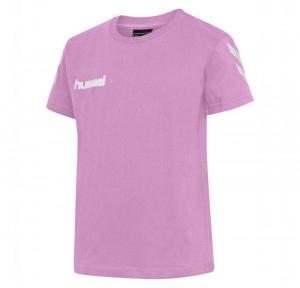 T Shirts Hummel Go Cotton S/S Enfant Lavande | 439121-736