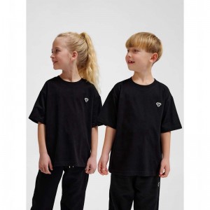 T Shirts Hummel Jr Loose S/S Bee Enfant Noir | 022357-443