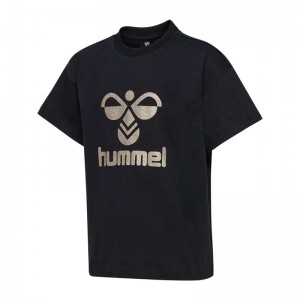 T Shirts Hummel Karoline S/S Enfant Noir | 435970-313