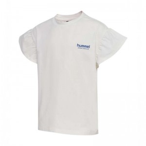 T Shirts Hummel Kasandra S/S Enfant Blanche | 101887-658