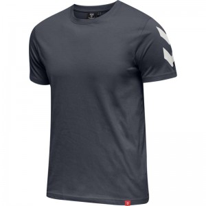 T Shirts Hummel Legacy Chevron Plus Homme Noir | 112433-962