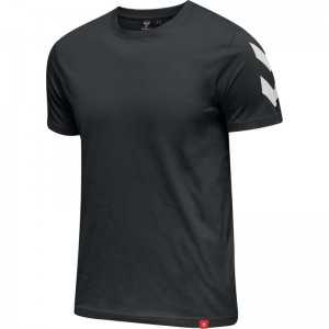 T Shirts Hummel Legacy Chevron Plus Homme Noir | 772224-327