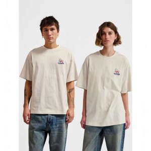 T Shirts Hummel Loose S/S Headball Homme Blanche | 730143-924