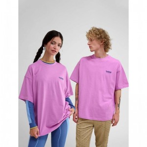 T Shirts Hummel Loose S/S Headball Homme Rose | 954453-368