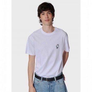 T Shirts Hummel Loose S/S Wrong Yellow Homme Lavande | 446631-433