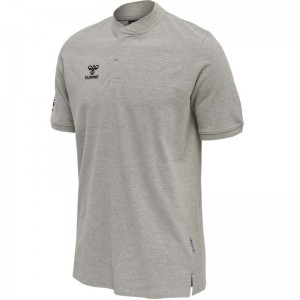 T Shirts Hummel Move Grid Polo Homme Grise | 762325-185