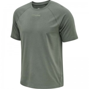 T Shirts Hummel Mt Laze Homme Grise | 343453-403