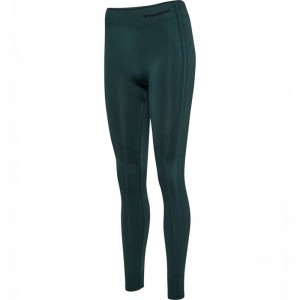 T Shirts Hummel Mt Shaping Seamless Mw Femme Vert | 965756-522