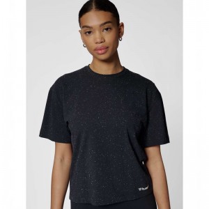 T Shirts Hummel Mt Ultra Boxy Short Femme Noir | 600533-955