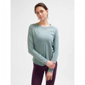 T Shirts Hummel Mt Vanja L/S Femme Grise | 080018-731
