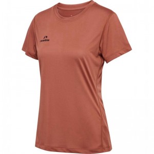 T Shirts Hummel Nwlbeat W Femme Corail | 619685-135