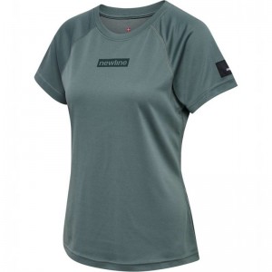 T Shirts Hummel Nwlcharge Mesh W Femme Grise | 455240-615