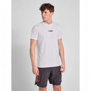 T Shirts Hummel Offgrid S/S Homme Blanche | 962715-795