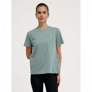 T Shirts Hummel Pulse W Femme Grise | 655410-089