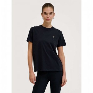 T Shirts Hummel Pulse W Femme Noir | 070969-343