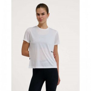 T Shirts Hummel Pulse Workout W S/S Femme Blanche | 438114-573